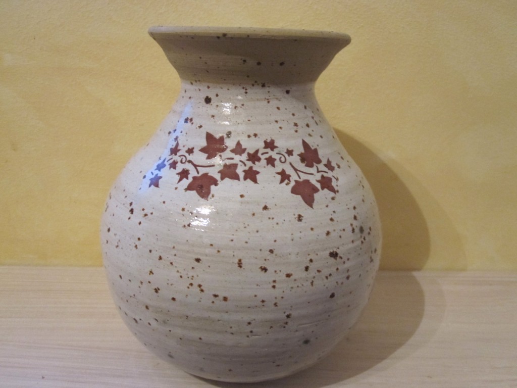 Vase mit Oxiddruck