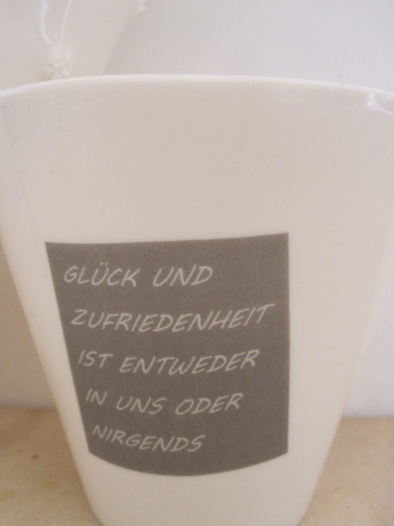 Druck auf Porzellan