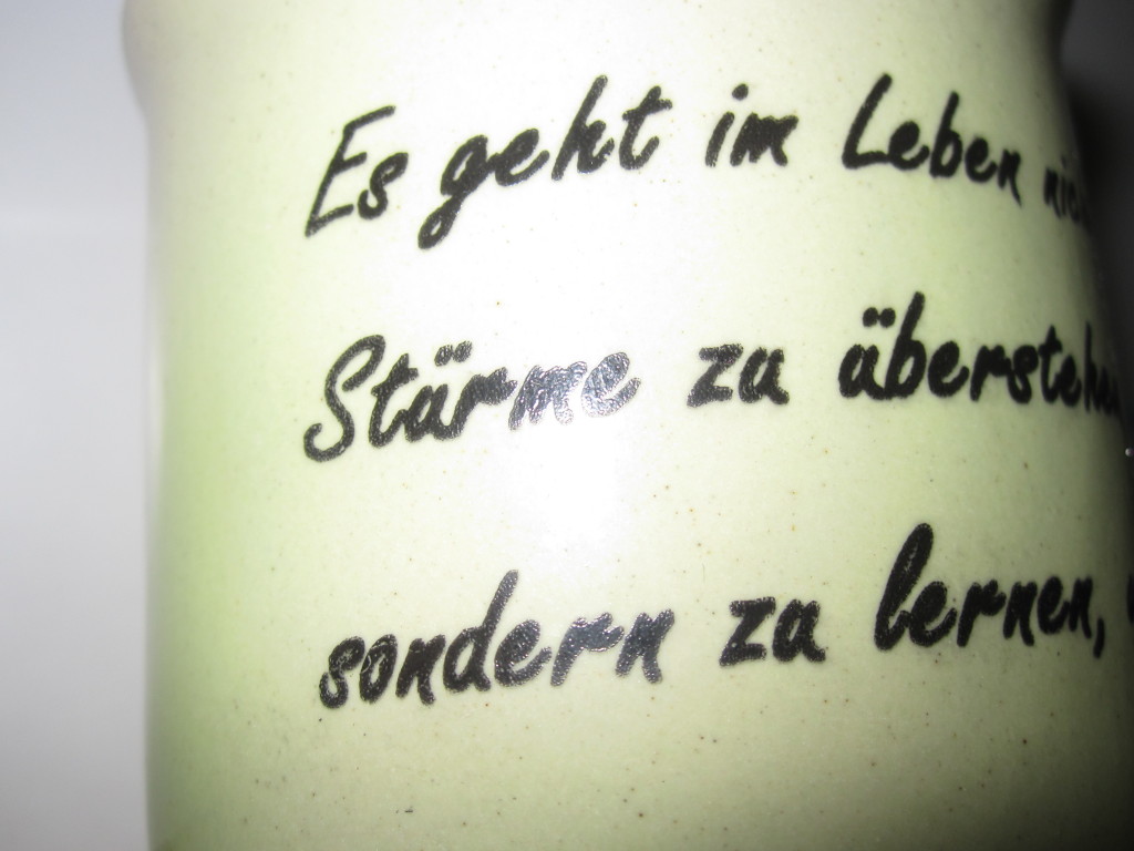 Bereits gebrannt