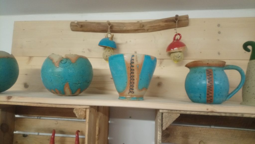 Gedrehte Keramik aus dem Kurs
