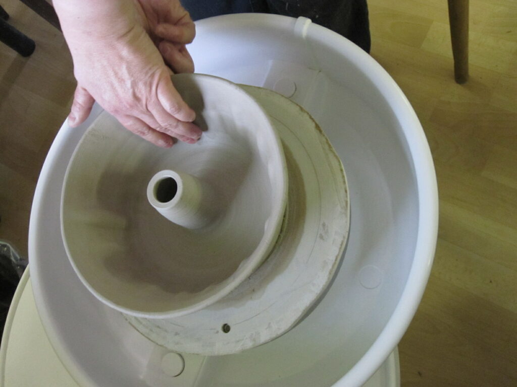 Gedrehte Keramik aus dem Kurs