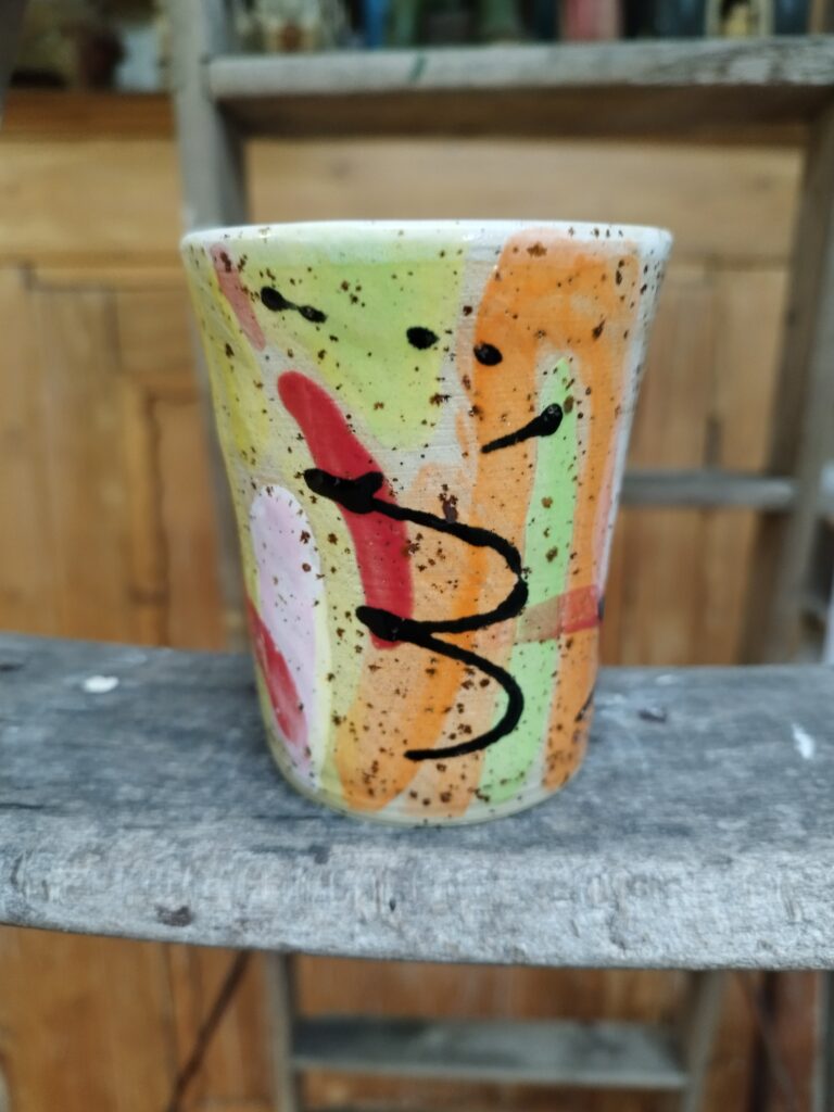 Gedrehte Keramik aus dem Kurs
