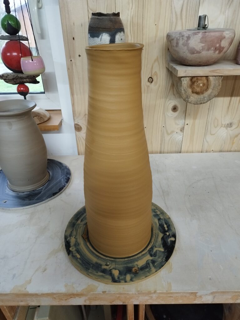 Gedrehte Keramik aus dem Kurs