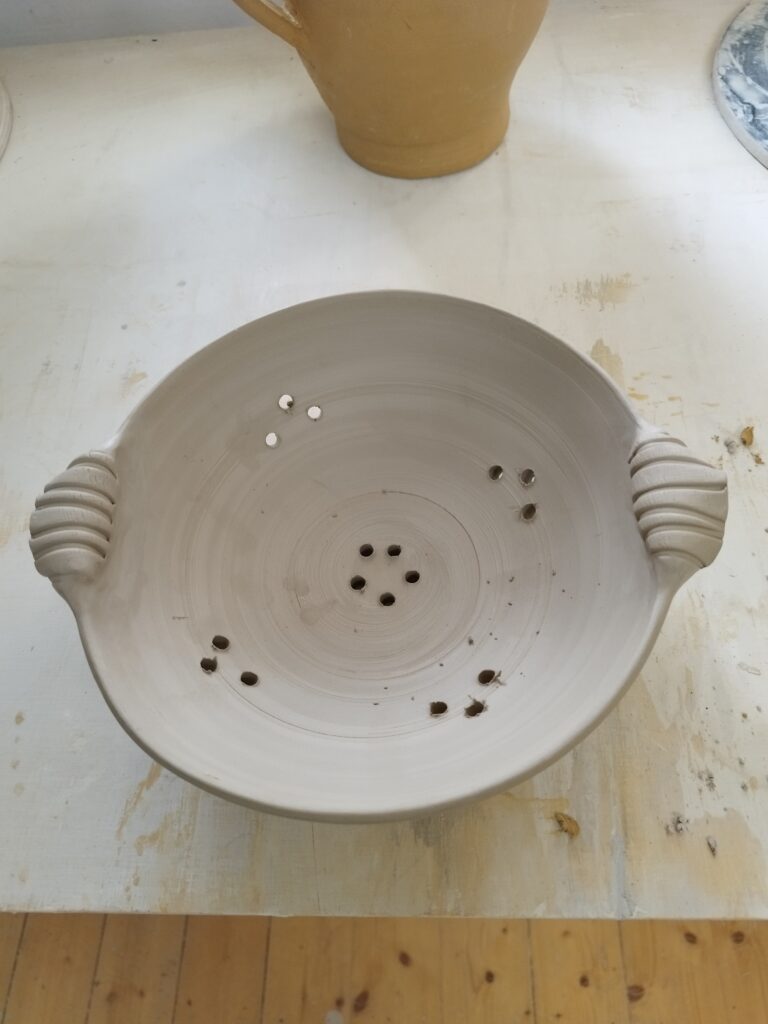 Gedrehte Keramik aus dem Kurs