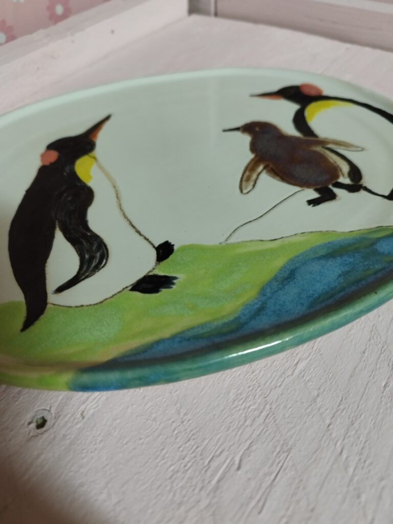 Bemalte Keramik aus der Malwerkstatt