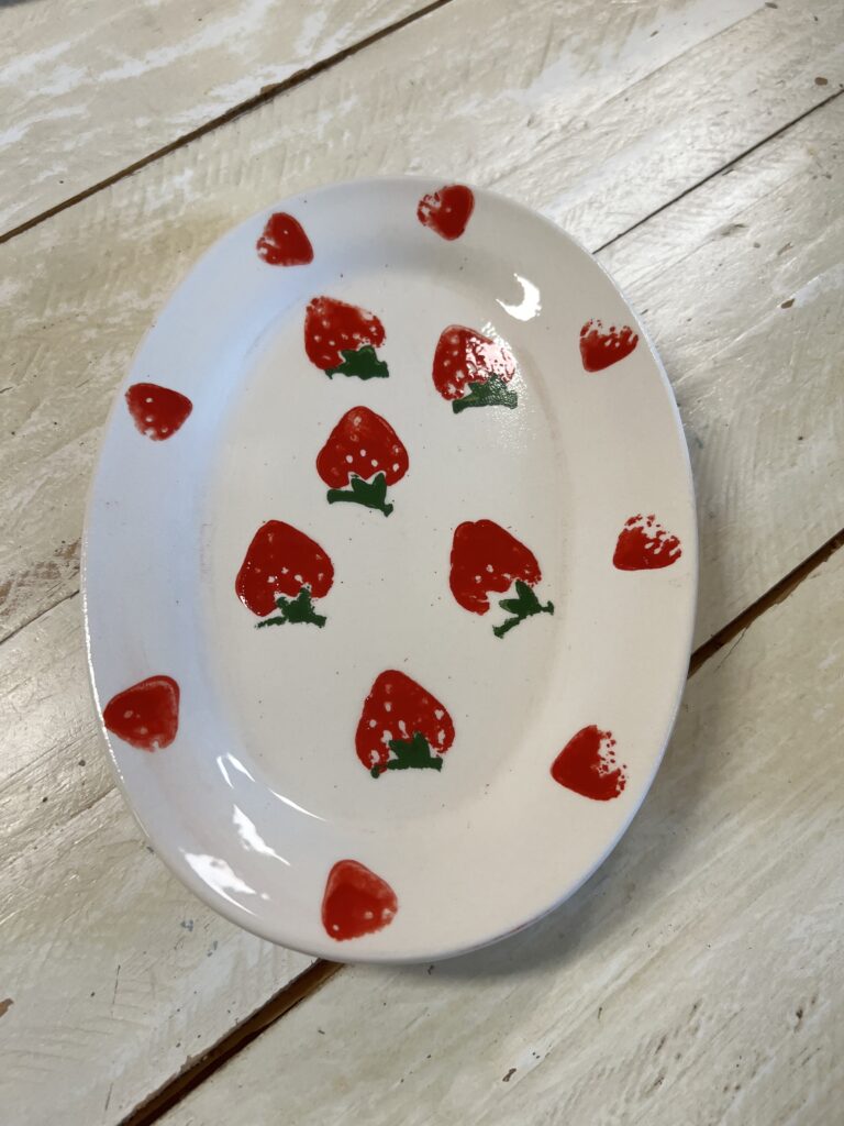 Bemalte Keramik aus der Malwerkstatt
